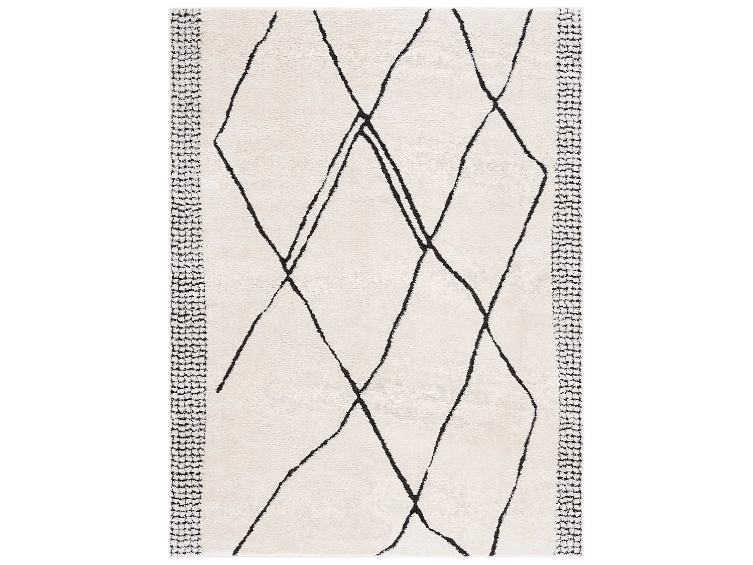 Tapis Ivoire/Noir 160 X 229 cm - Luxury