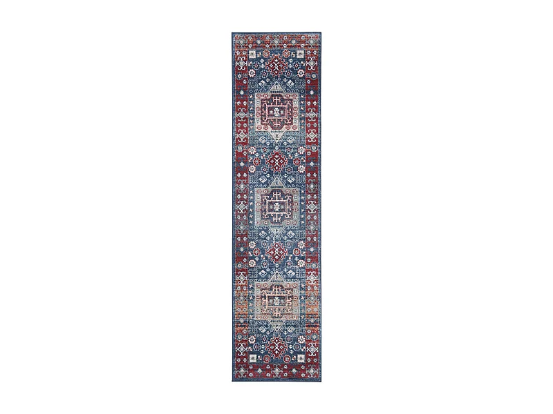 Tapis Rouge/Bleu 61 X 244 cm - Kathryn