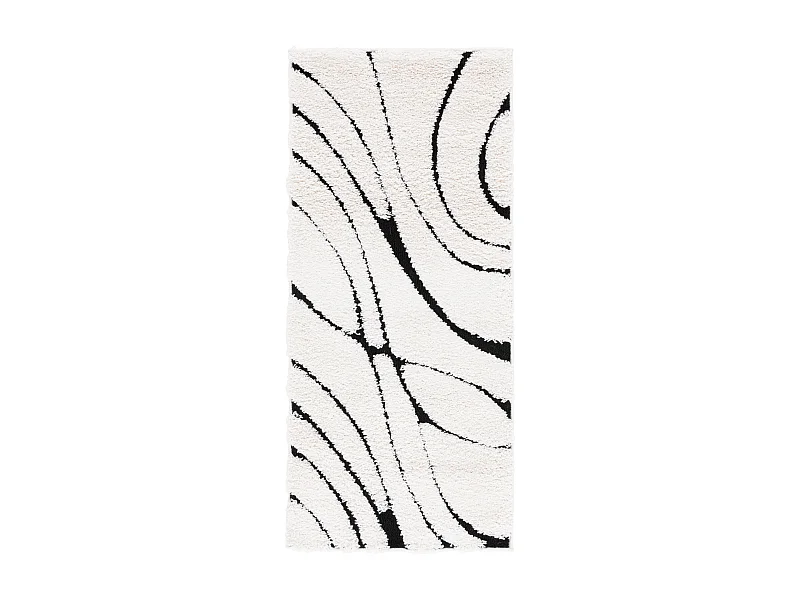 Tapis Ivoire/Noir 69 X 152 cm - Naples