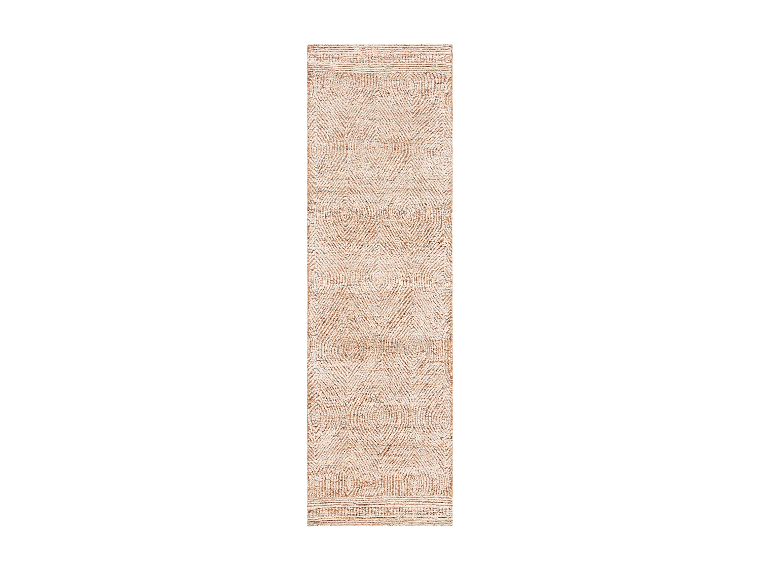 Tapis Ivoire/Rouille 69 X 183 cm - Alaska