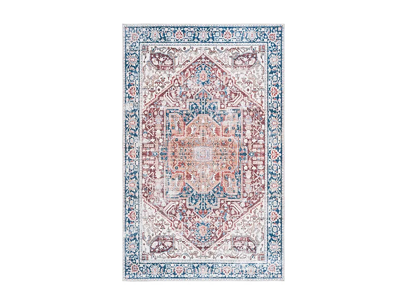 Tapis Rouge/Marine 91 X 152 cm - Serafina