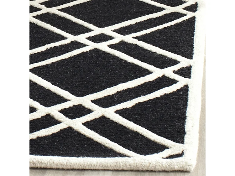 Tapis Noir/Neutre 61 X 91 cm - Celestine