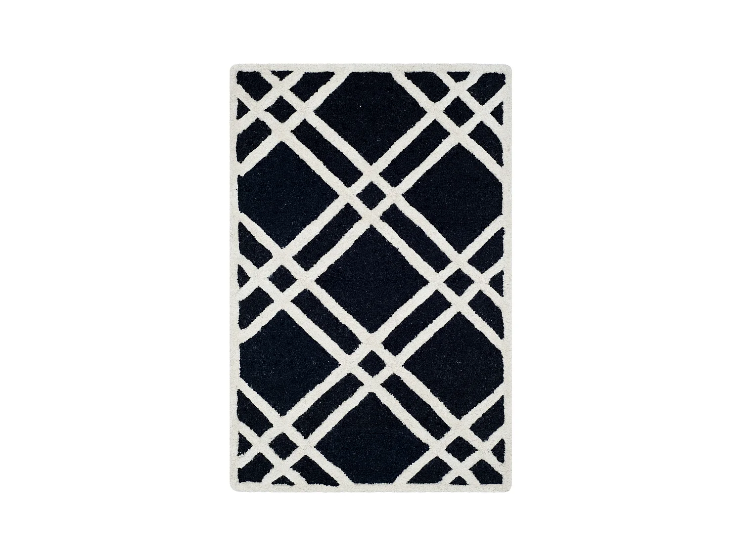 Tapis Noir/Neutre 61 X 91 cm - Celestine
