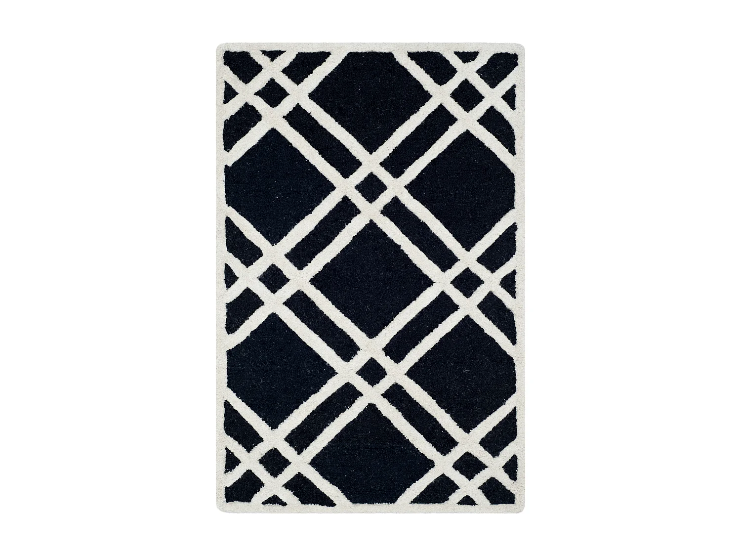 Tapis Noir/Neutre 61 X 91 cm - Celestine