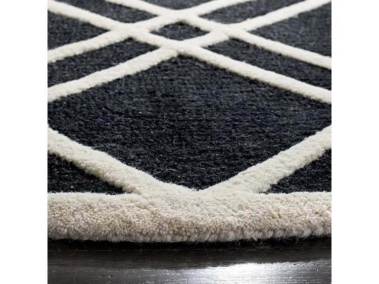 Tapis Noir/Neutre 61 X 91 cm - Celestine