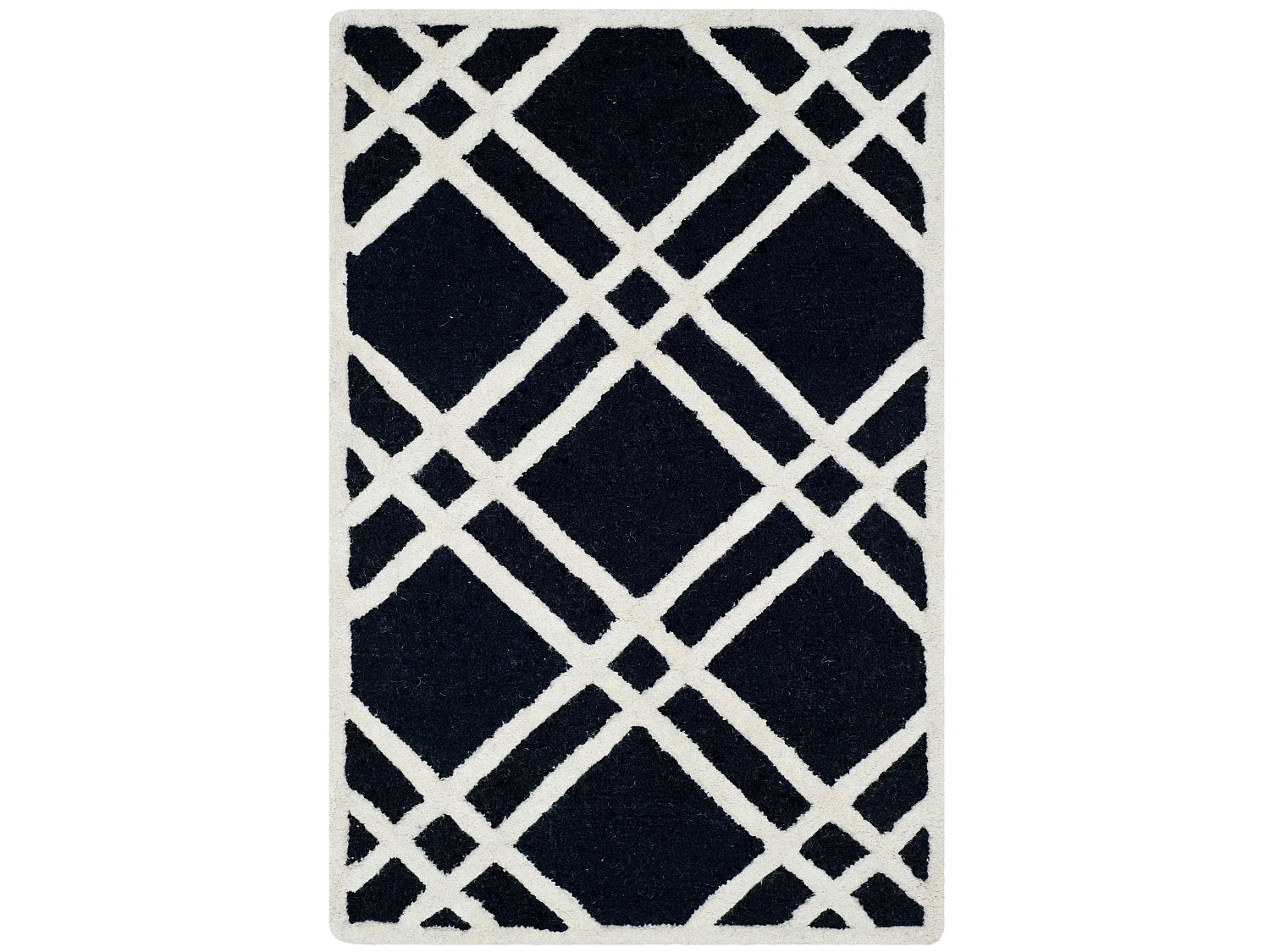 Tapis Noir/Neutre 61 X 91 cm - Celestine