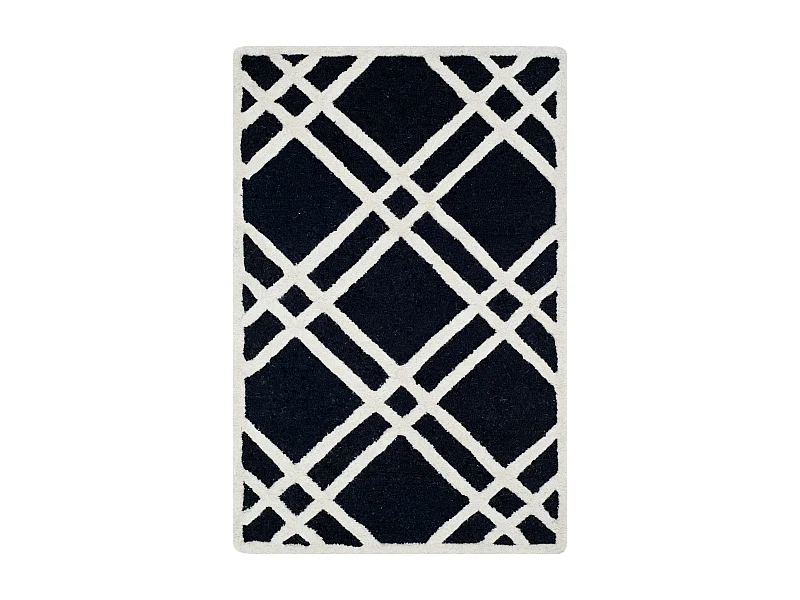 Tapis Noir/Neutre 61 X 91 cm - Celestine