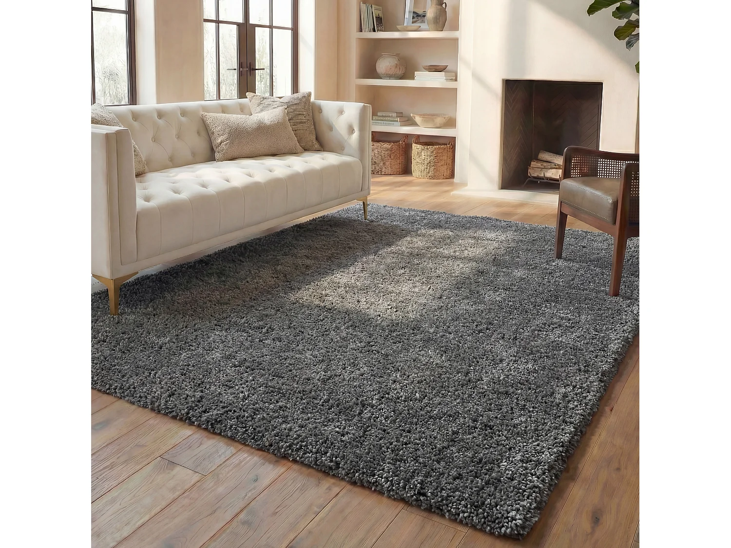 Tapis Gris 244 X 305 cm - Lola
