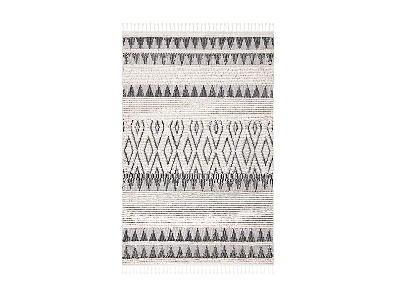 Tapis Neutre/Bleu 122 X 183 cm - Elliana