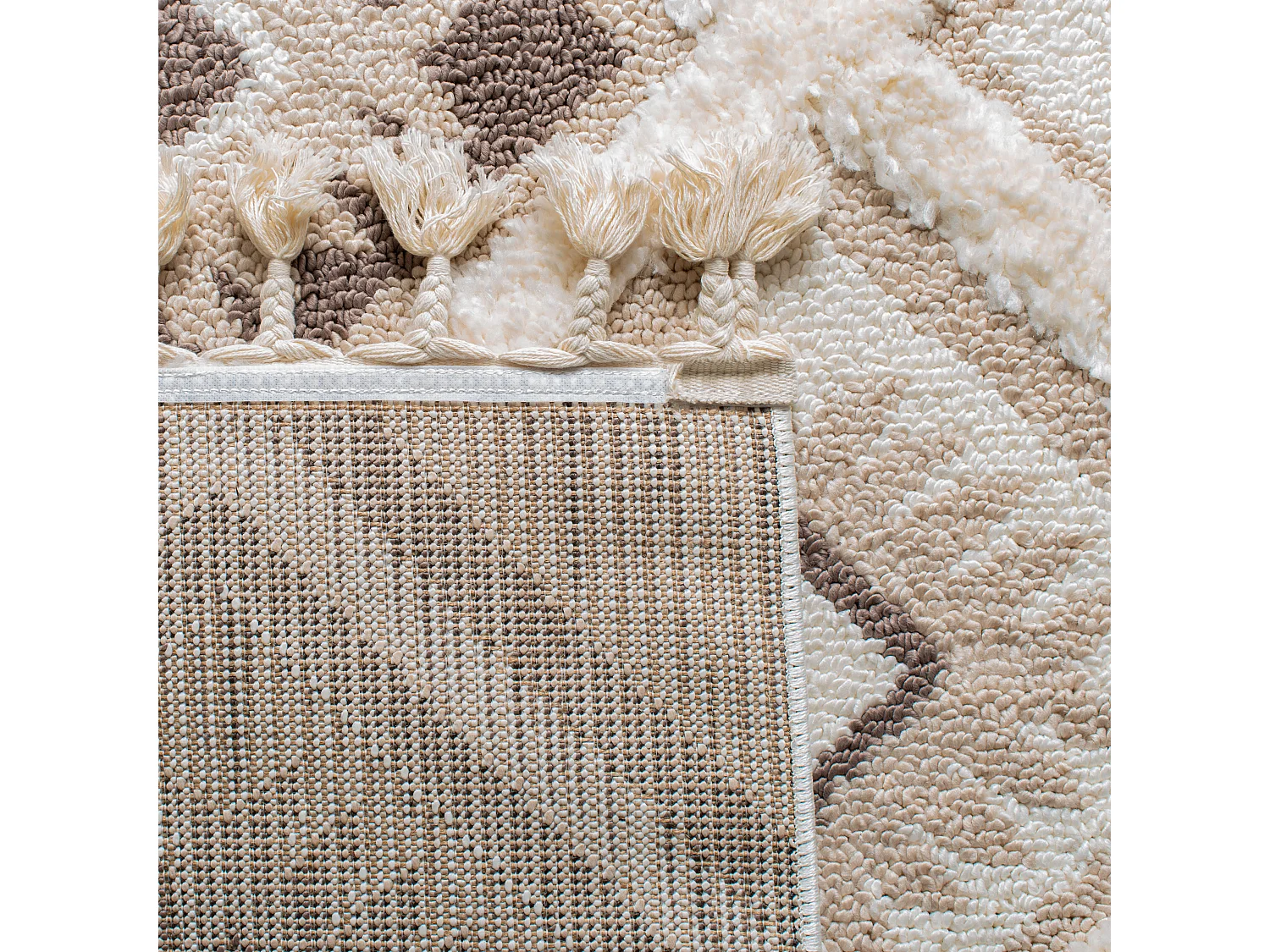 Tapis Neutre/Marron 122 X 183 cm - Quinn