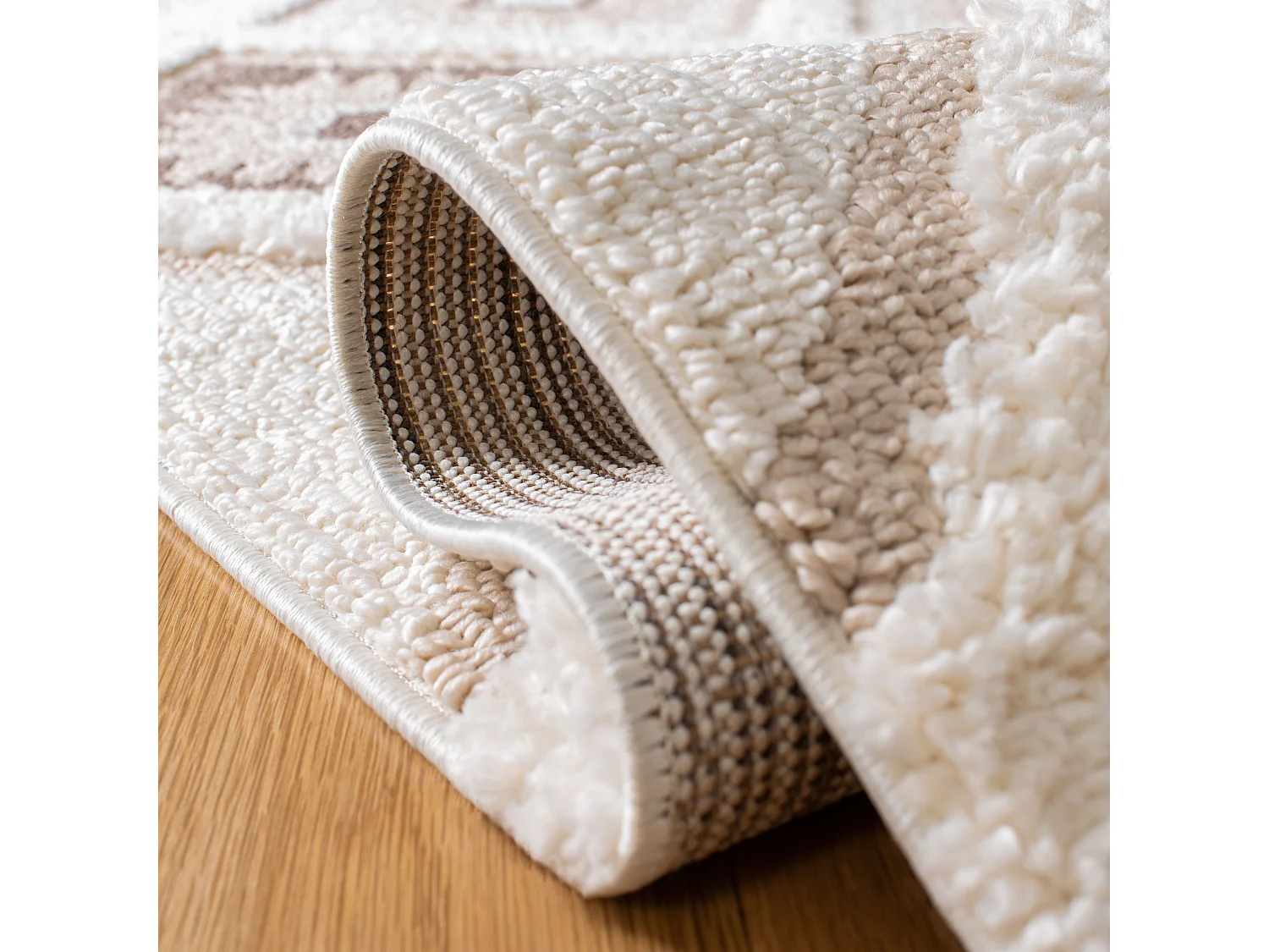 Tapis Neutre/Marron 122 X 183 cm - Quinn