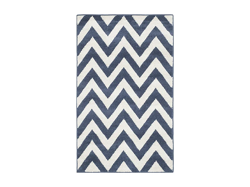 Tapis Bleu Marine/Neutre 91 X 152 cm - La Victoria