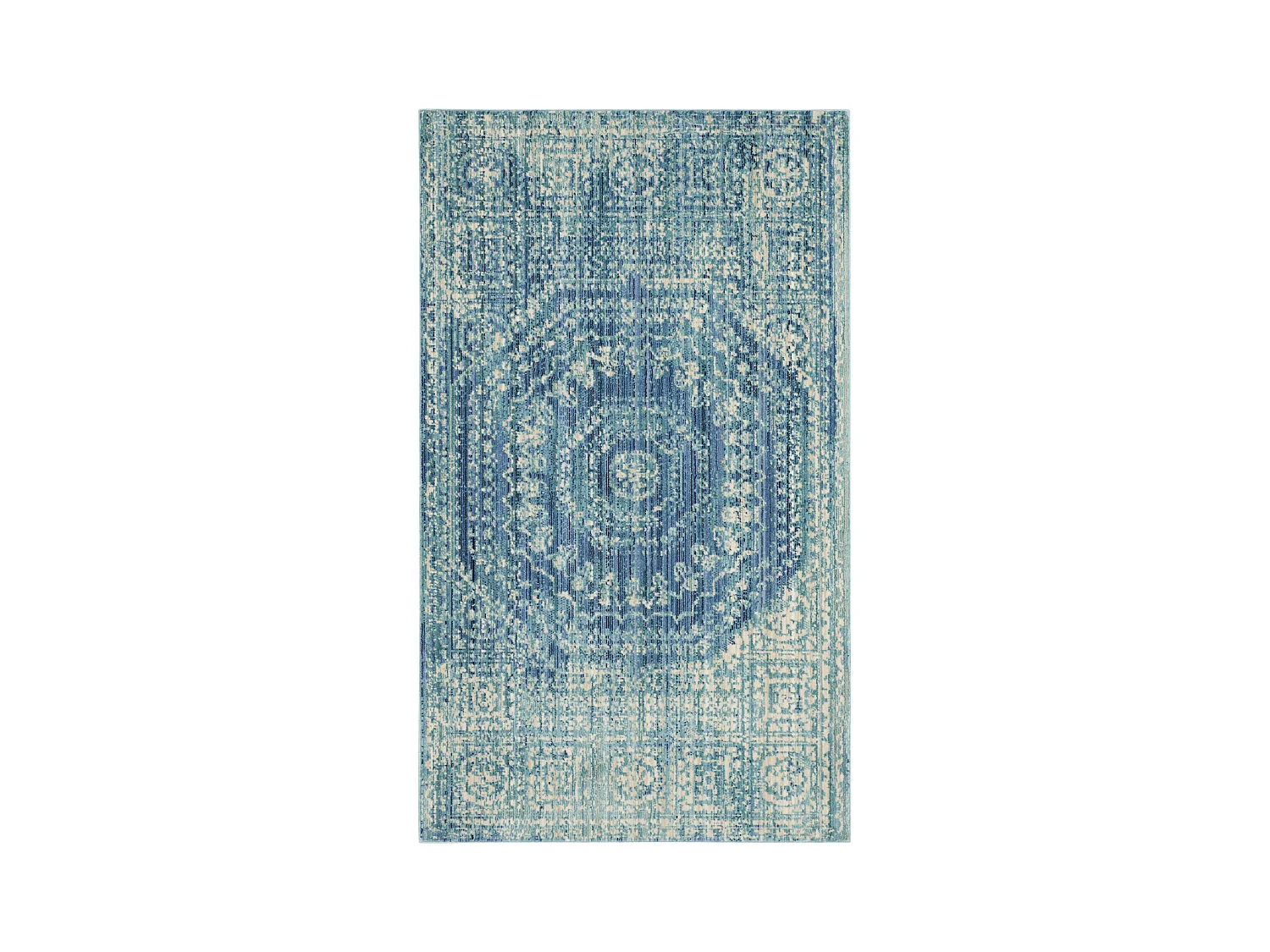 Tapis Bleu/Multicolore 91 X 152 cm - Charleston