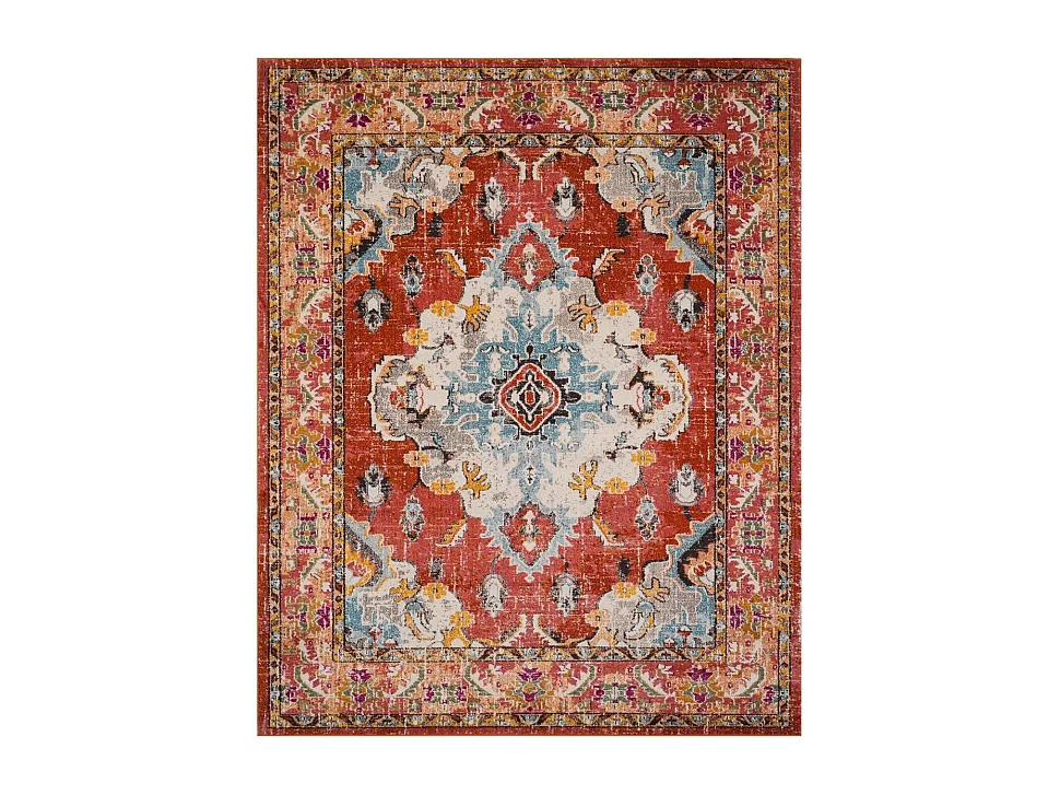 Tapis Orange/Bleu clair 244 X 305 cm - Milà