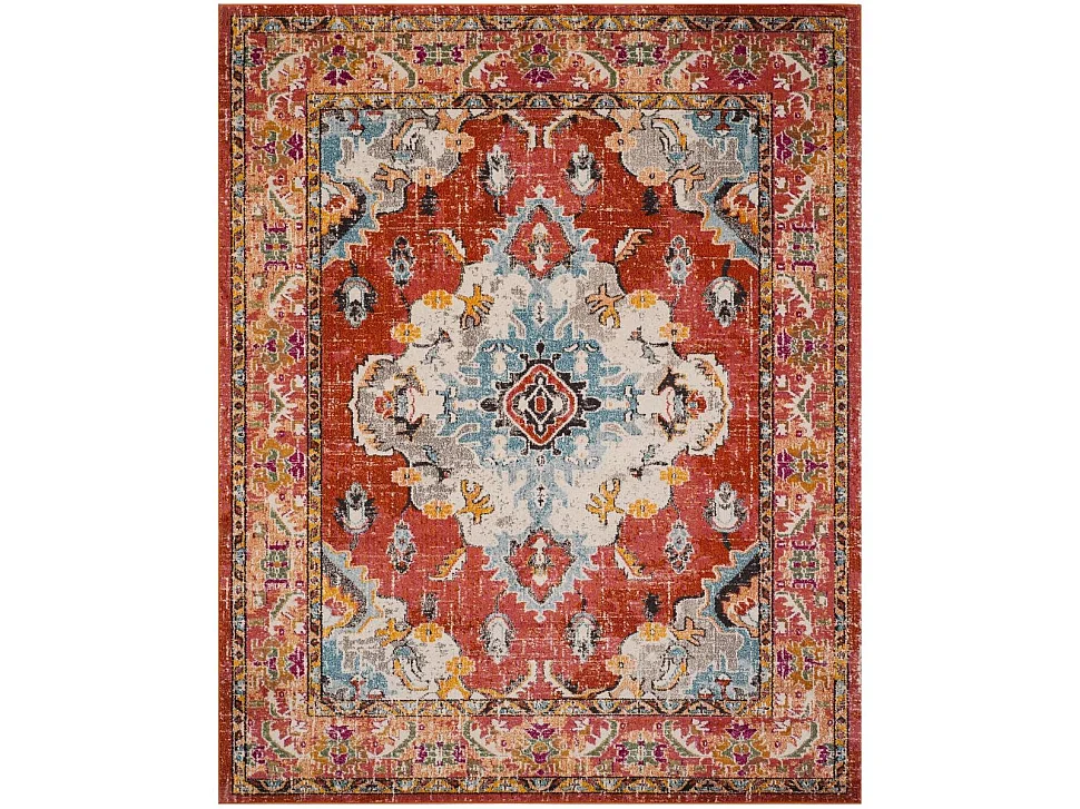 Tapis Orange/Bleu clair 244 X 305 cm - Milà