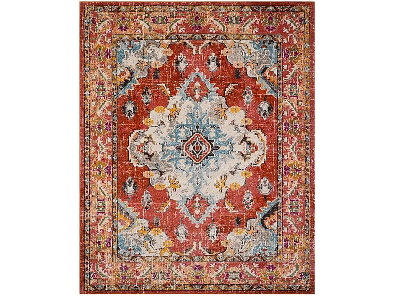 Tapis Orange/Bleu clair 244 X 305 cm - Milà