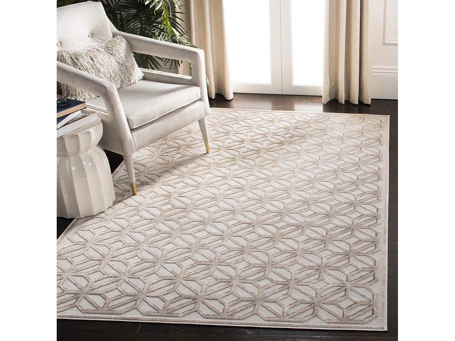 Tapis Gris 122 X 170 cm - Maiden