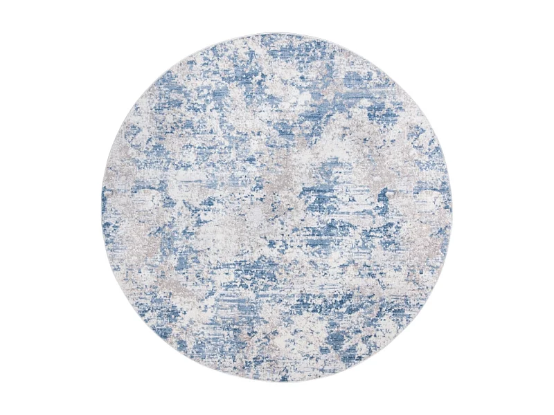 Tapis Gris/Bleu 91 X 91 cm - Rhiannon
