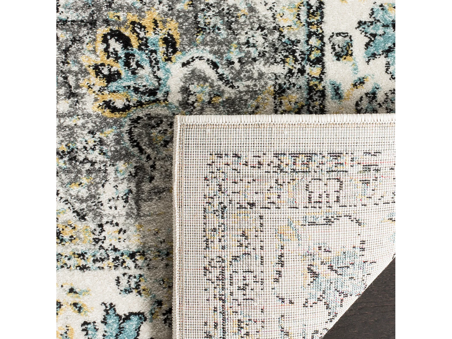 Tapis Gris/Or 155 X 229 cm - Nichol