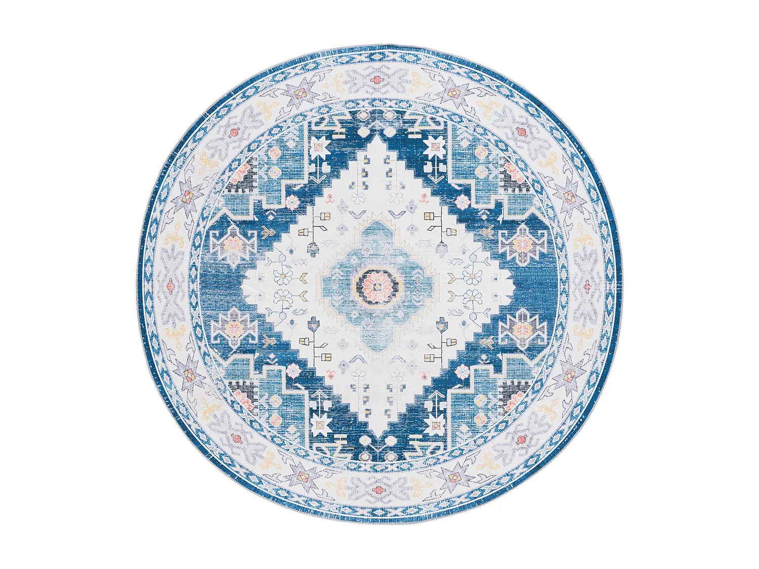 Tapis Marine/Ivoire 183 X 183 cm - Calypso