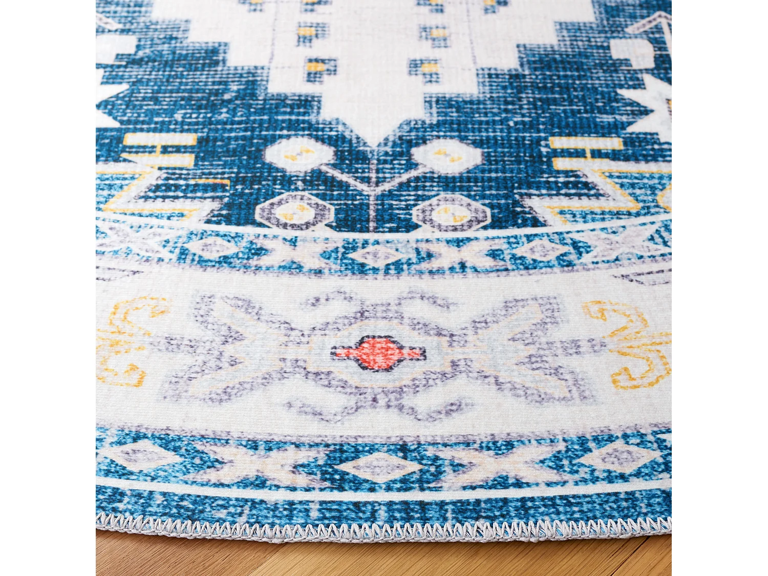 Tapis Marine/Ivoire 183 X 183 cm - Calypso