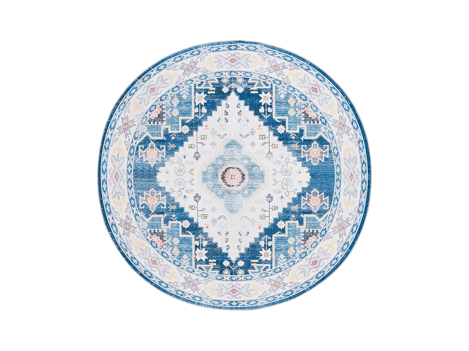 Tapis Marine/Ivoire 183 X 183 cm - Calypso