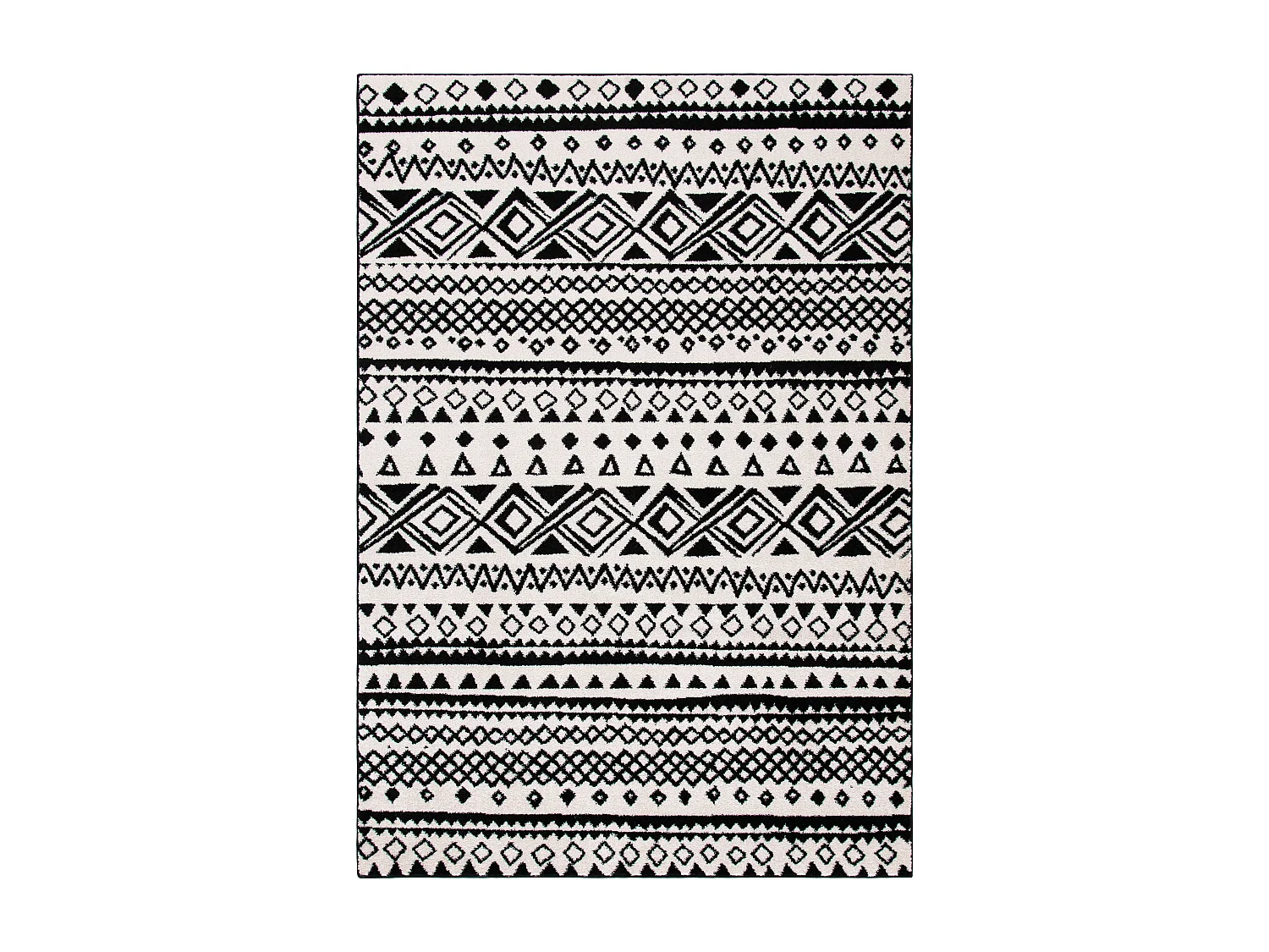 Tapis Neutre/Gris 122 X 183 cm - Braylee