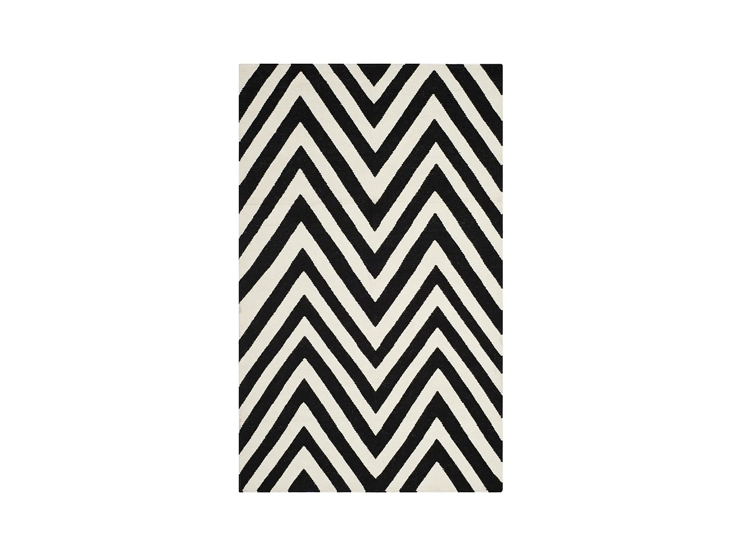 Tapis Noir/Neutre 122 X 183 cm - Serena