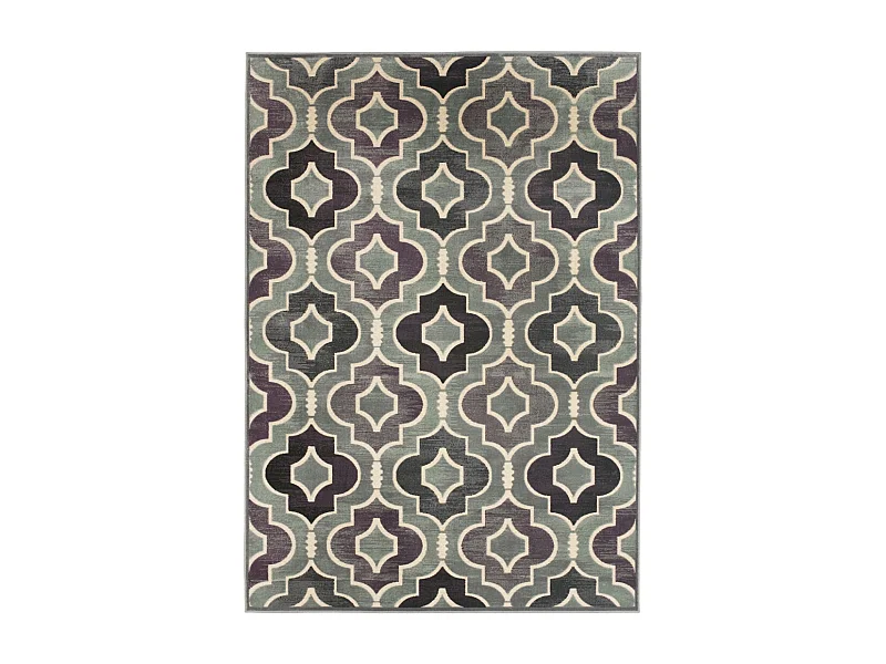 Tapis Gris/Multicolore 99 X 170 cm - Riva