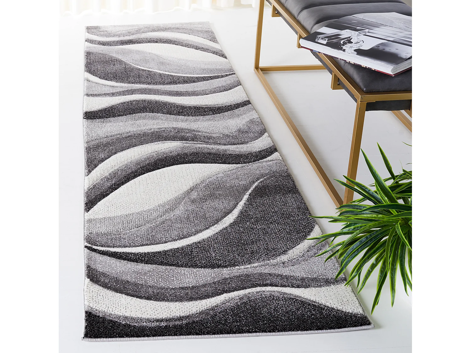 Tapis Gris 69 X 244 cm - Deep
