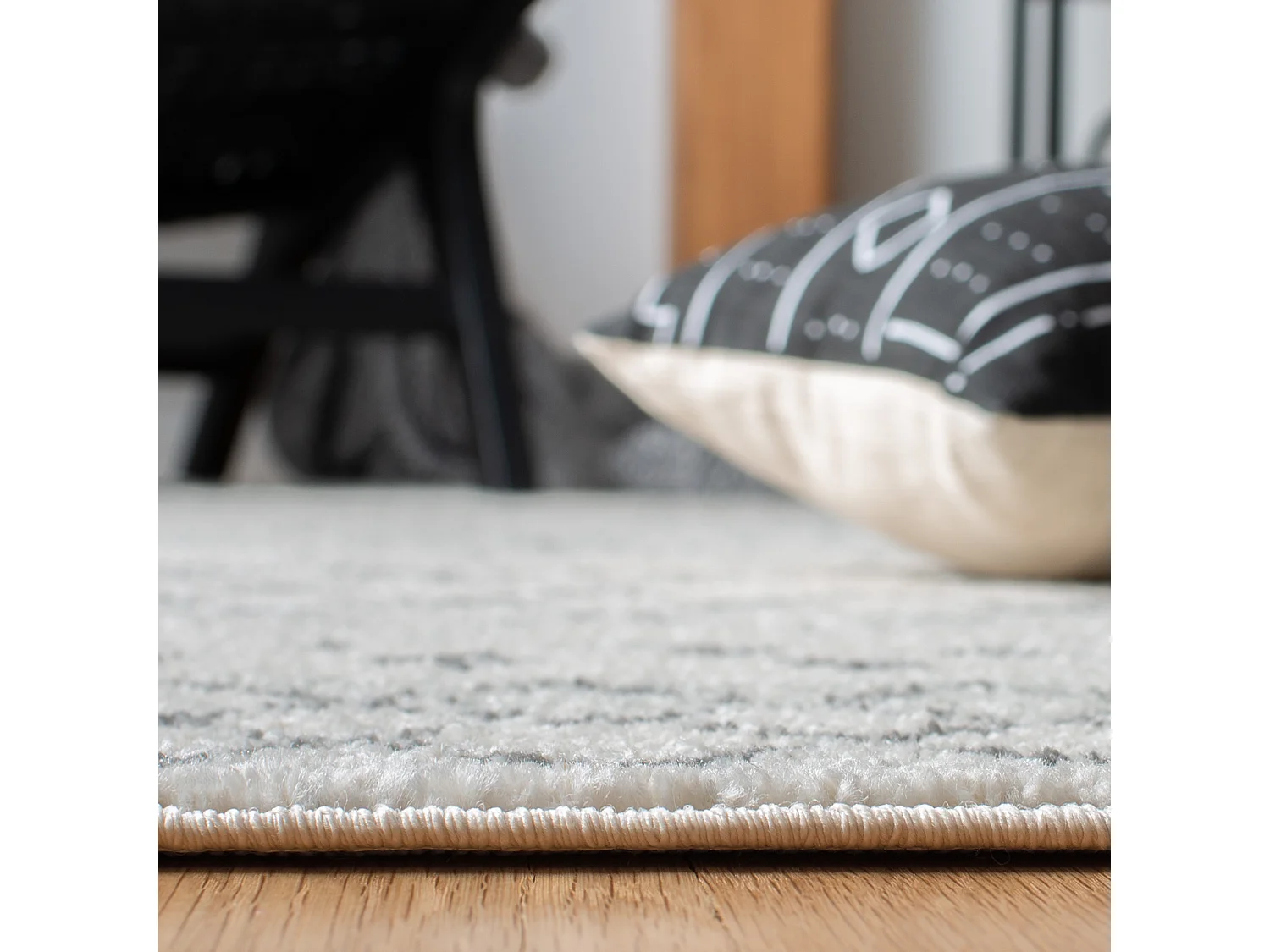 Tapis Neutre/Gris 122 X 183 cm - Skylar