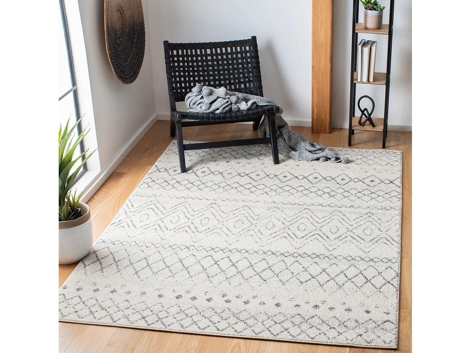 Tapis Neutre/Gris 122 X 183 cm - Skylar