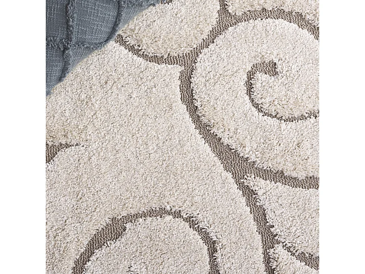 Tapis Crème/Beige 122 X 122 cm - Rosalind