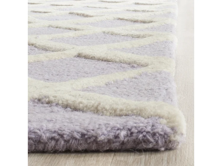 Tapis Violet/Neutre 122 X 183 cm - Sophie