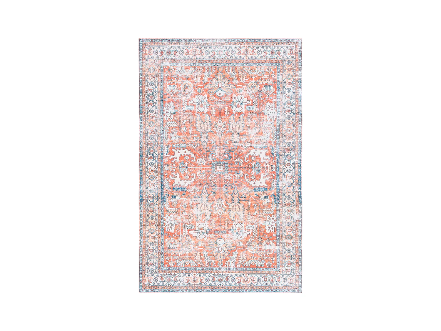 Tapis Rouille/Aqua 183 X 274 cm - Addilyn