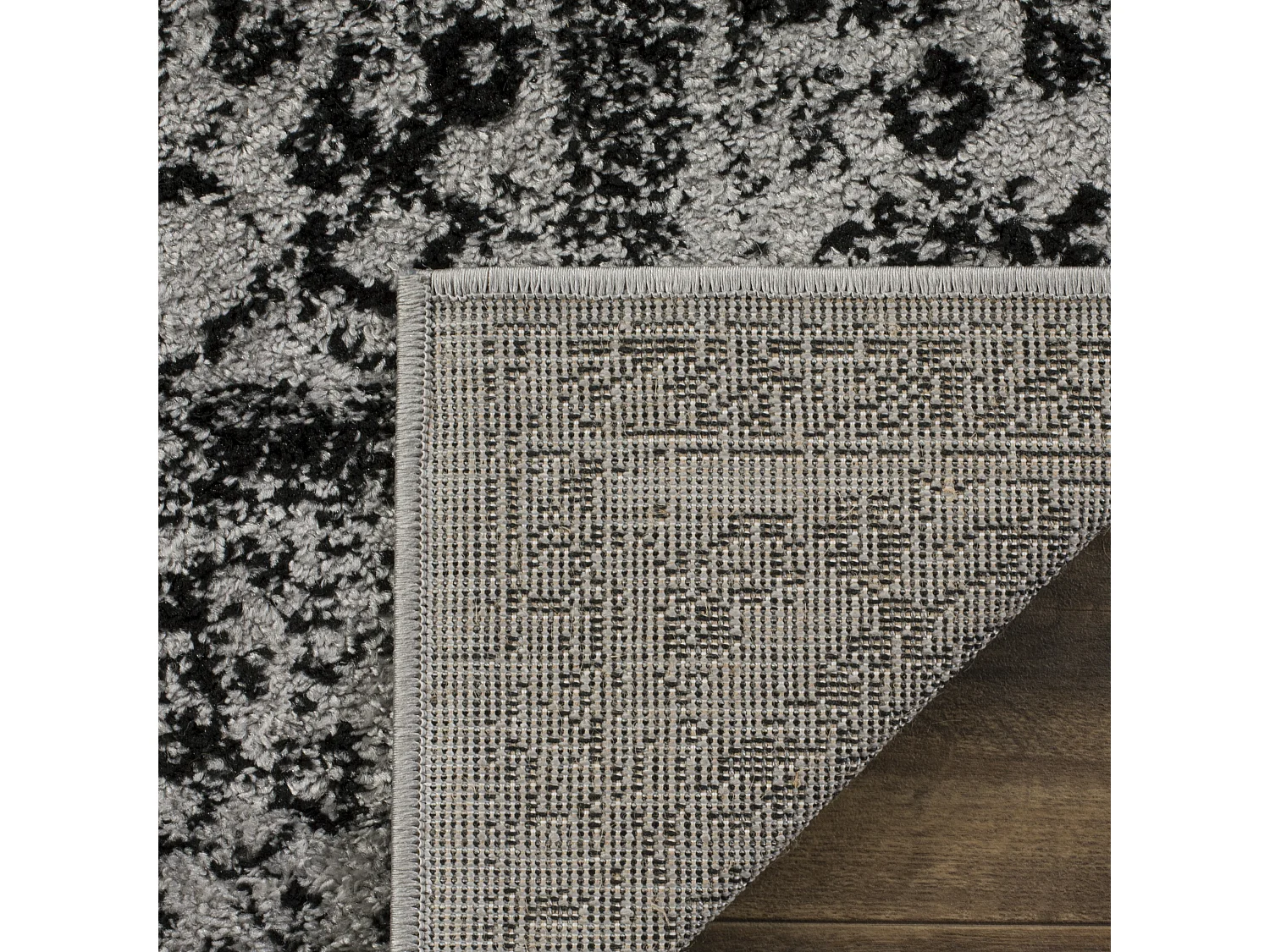 Tapis Gris/Noir 91 X 152 cm - Lucinda
