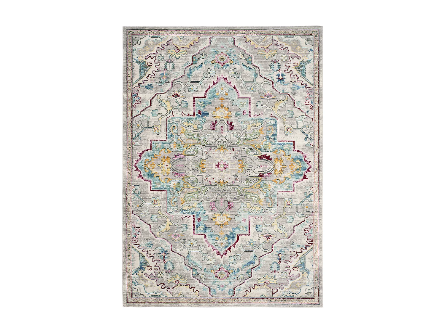 Tapis Gris/Bleu 152 X 244 cm - Lucy