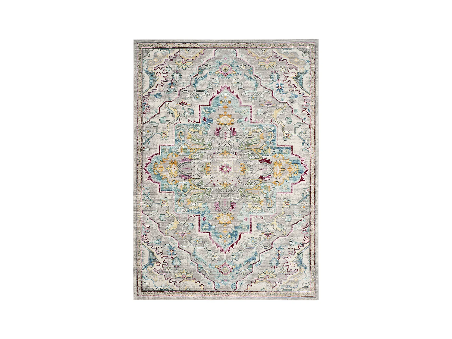 Tapis Gris/Bleu 152 X 244 cm - Lucy