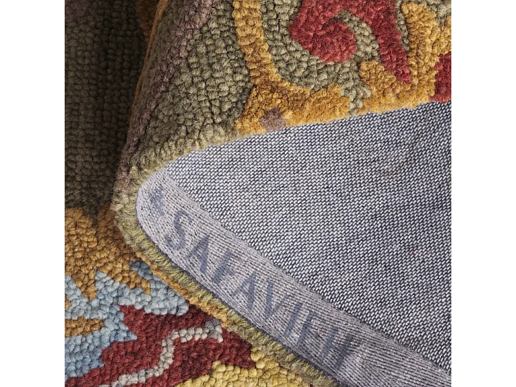 Tapis Vert/Multicolore 244 X 305 cm - Juni