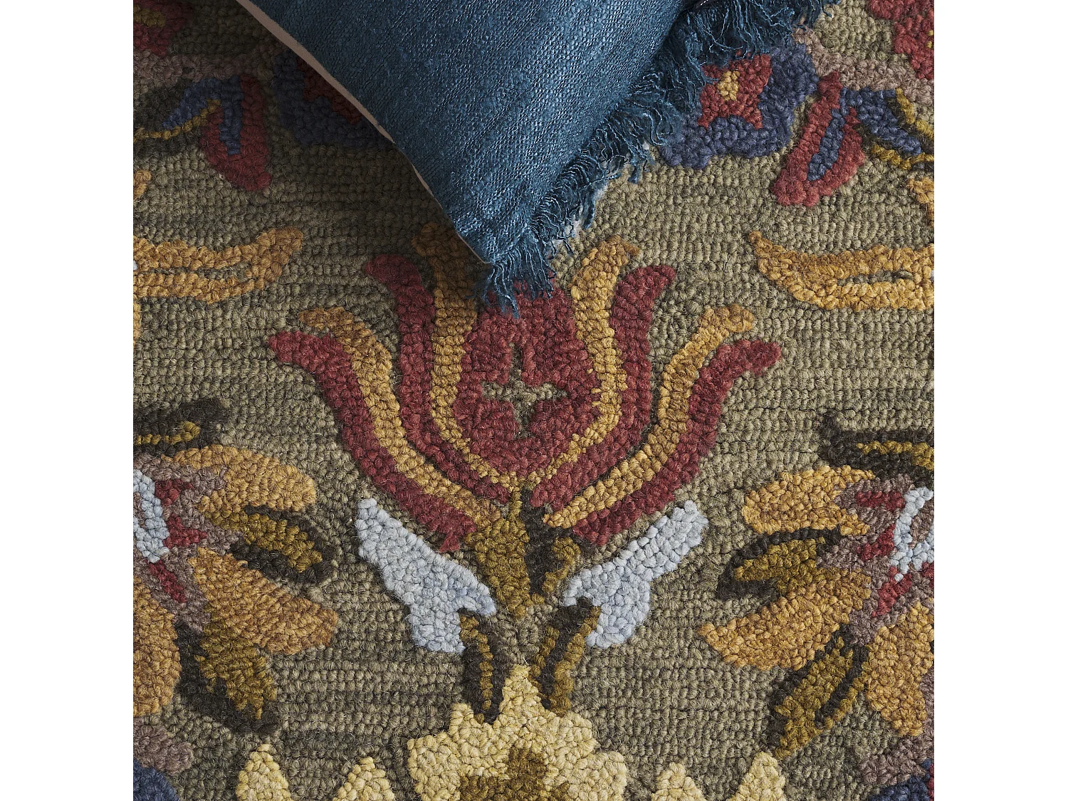 Tapis Vert/Multicolore 244 X 305 cm - Juni