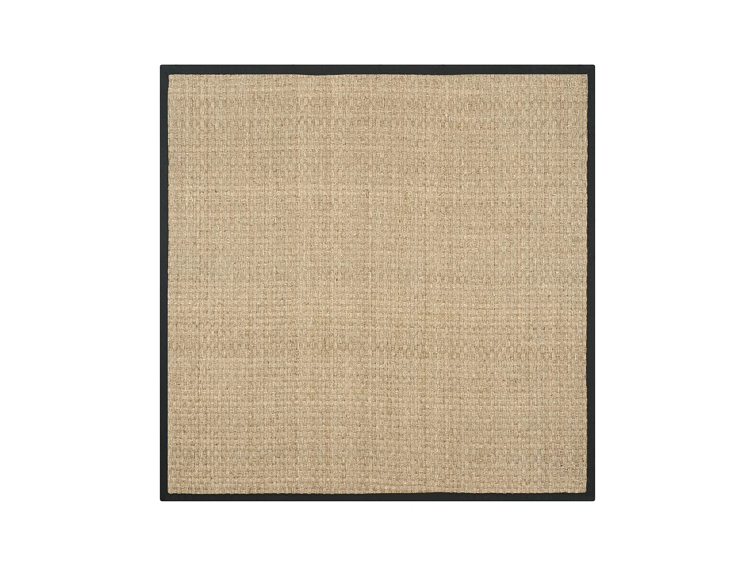 Tapis Neutre/Noir 183 X 183 cm - Roselyn