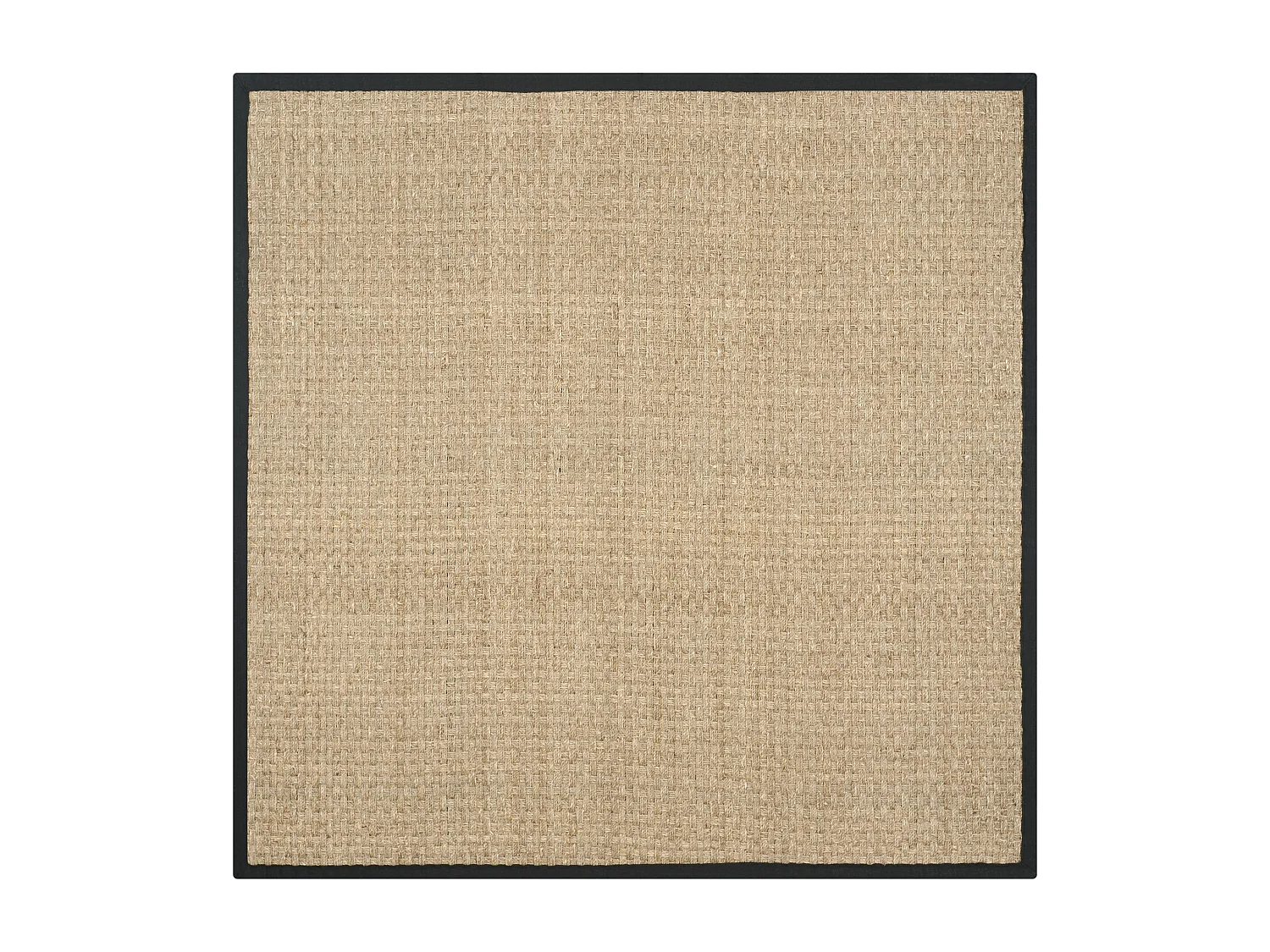 Tapis Neutre/Noir 183 X 183 cm - Roselyn