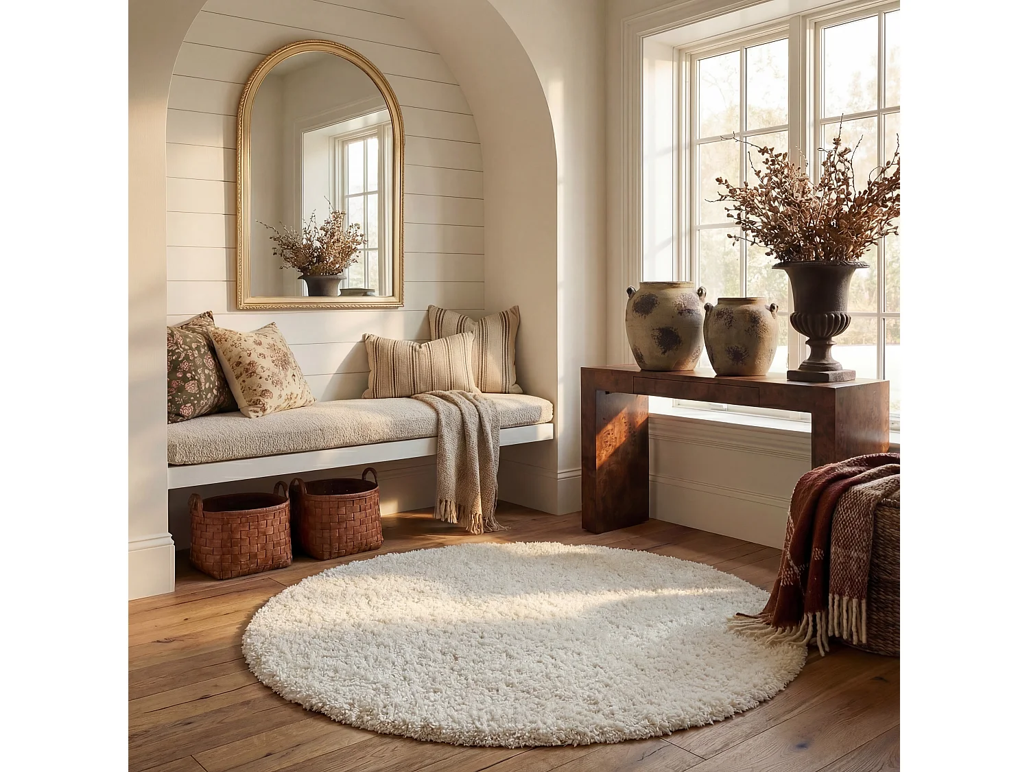 Tapis Blanc 201 X 201 cm - Crosby