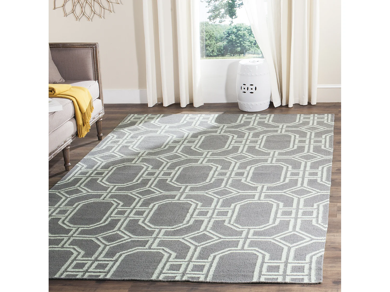 Tapis Gris/Bleu 183 X 274 cm - Bellina