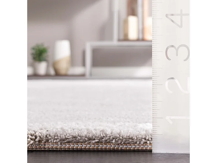 Tapis Gris clair/Gris 91 X 152 cm - Ellerie