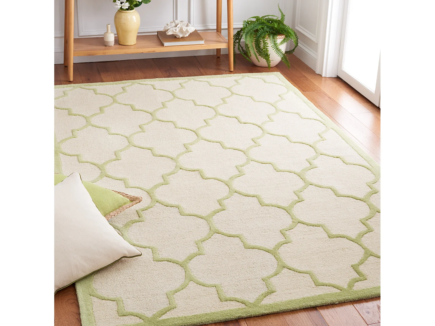 Tapis Neutre/Vert 122 X 183 cm - Sky