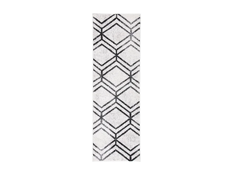 Tapis Ivoire/Fusain 76 X 183 cm - Riley