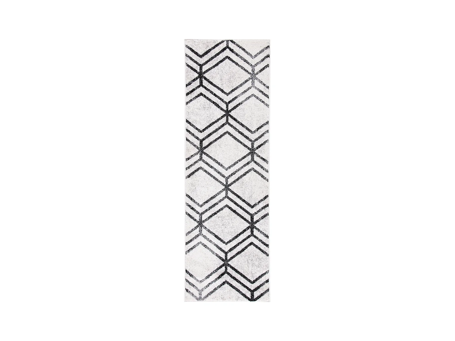 Tapis Ivoire/Fusain 76 X 183 cm - Riley