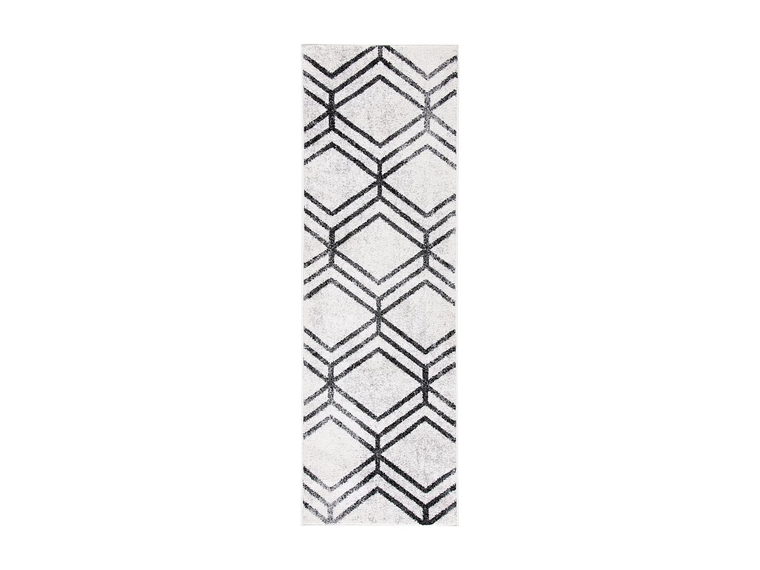 Tapis Ivoire/Fusain 76 X 183 cm - Riley