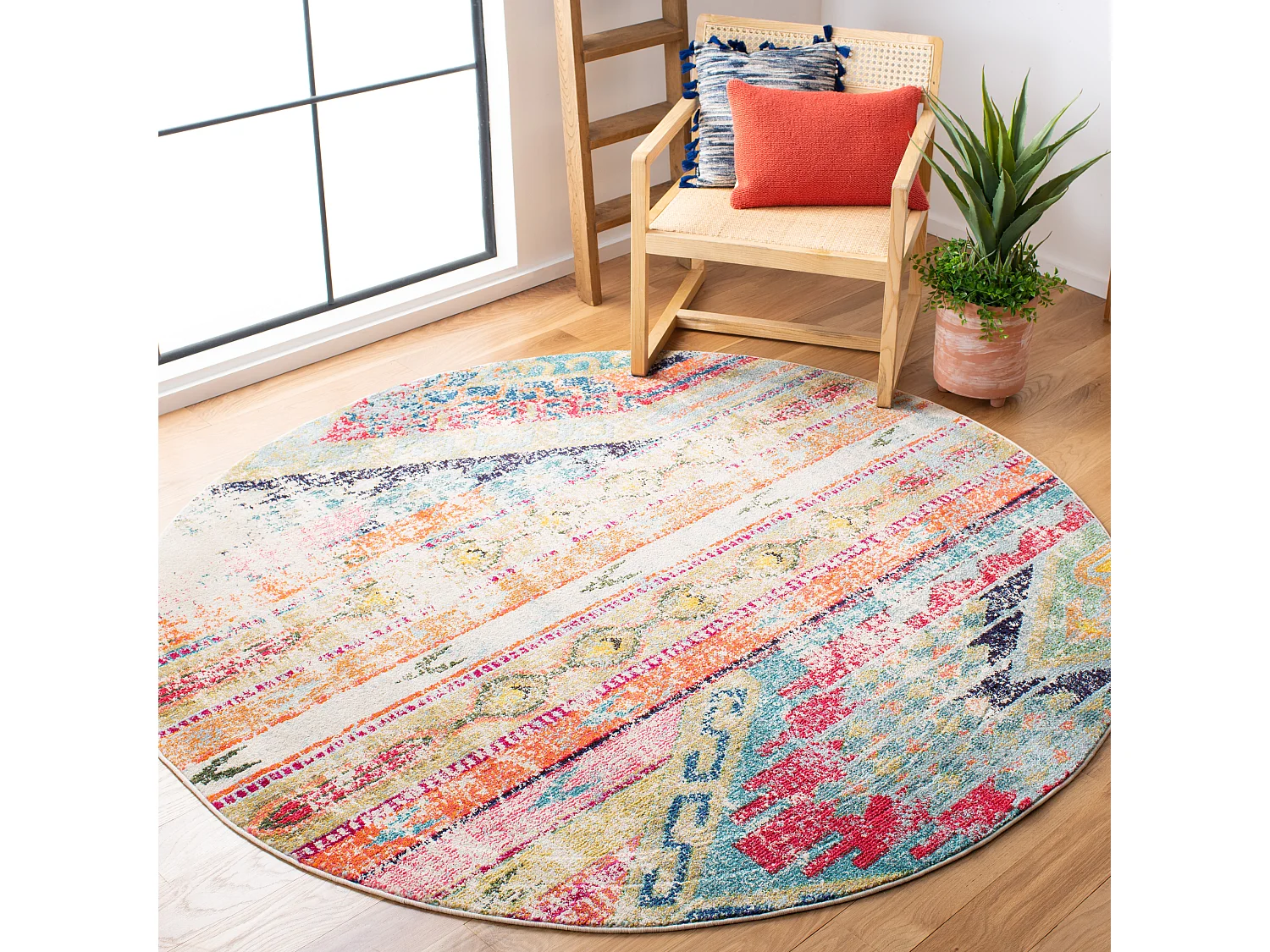 Tapis Multicolore 201 X 201 cm - Livia
